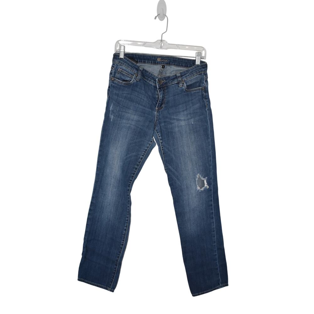Kut from the Kloth Distressed Skinny Jean Size 4